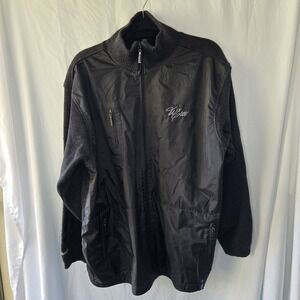 Vintage Willie Esco Full Zip Sweater Jacket Black Men's XL Classic Retro City